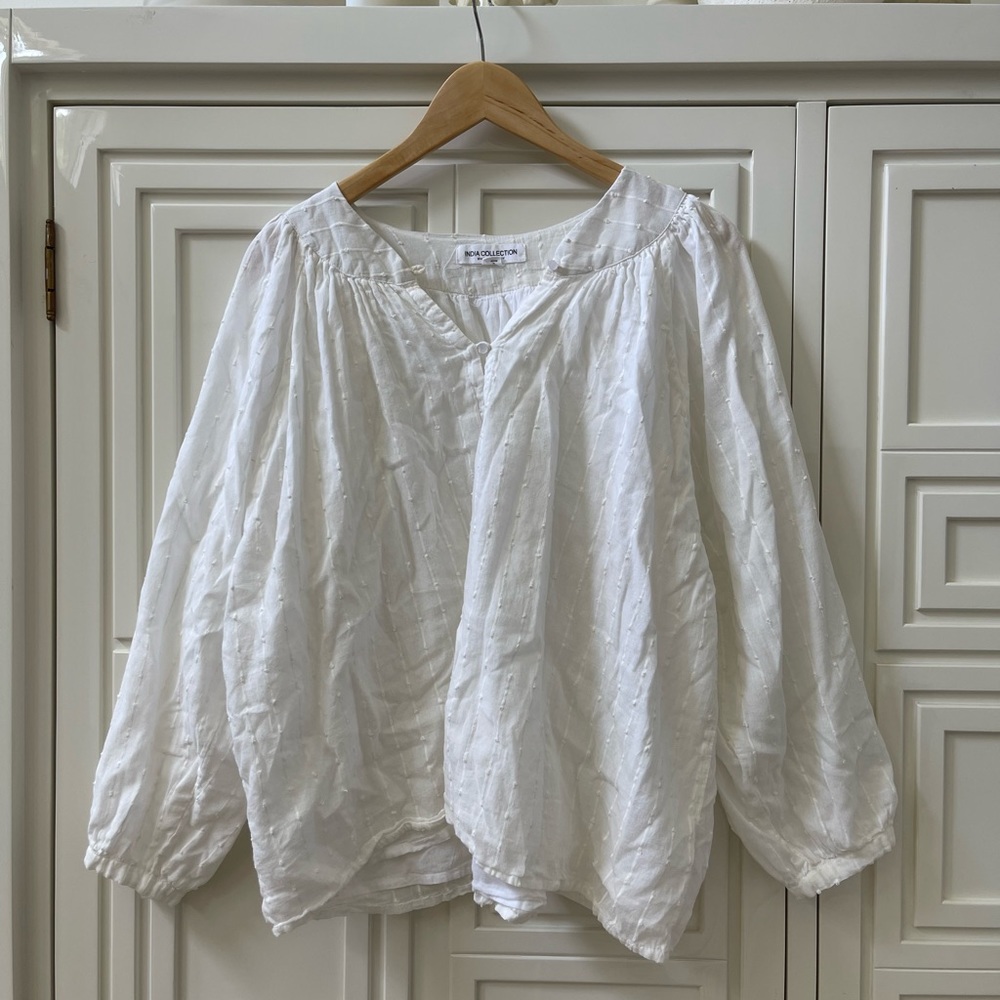 Emerson fry 100% organic cotton Swiss dot top size medium